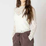 Exposed Seem Lace Top (Dex)