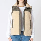 Mixed Fabric Vest (Dex)