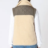 Mixed Fabric Vest (Dex)