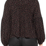 Button Front Knit Blouse (Liverpool)