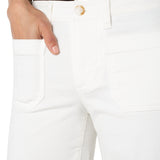 Corduroy Crop Wide Leg w/ Patch Pocket Pant (Liverpool)
