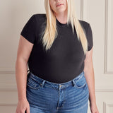 PLUS KAN CAN Single Fold Denim Shorts (Ellen)