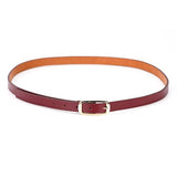 Women's skinny belt (Wine)