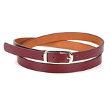 Women's skinny belt (Wine)