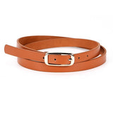 Women's Skinny Belt (Khaki)