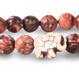 Fahlo Expedition Elephant Tracking Bracelet (Desert Stone)