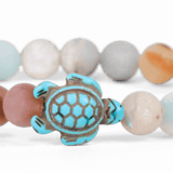 Fahlo Journey Sea Turtle Tracking Bracelet (Sky Stone)