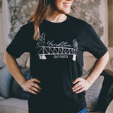 Yankton Meridian Bridge Graphic Tee (Black)