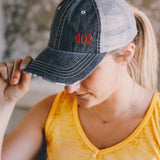"402" Logo Hat (Red)