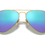 Aviator Large Metal Mirror Sunglasses (Ray-Ban)