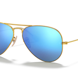 Aviator Large Metal Mirror Sunglasses (Ray-Ban)