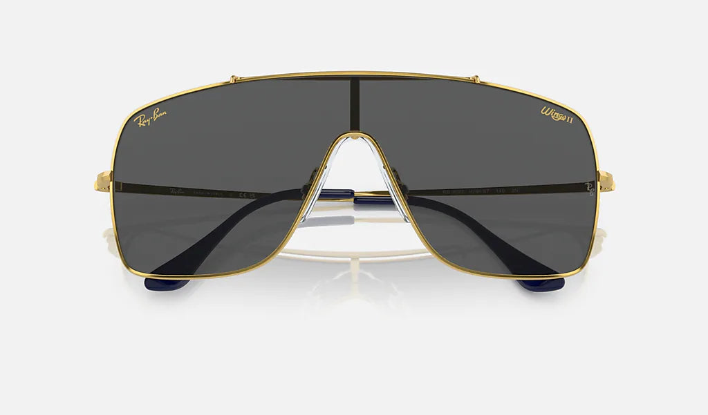 Cantina Ingenioso enviar RAY-BAN Wings II Sunglasses (Legend Gold/Dark Grey) – 9th Street Clothing Co