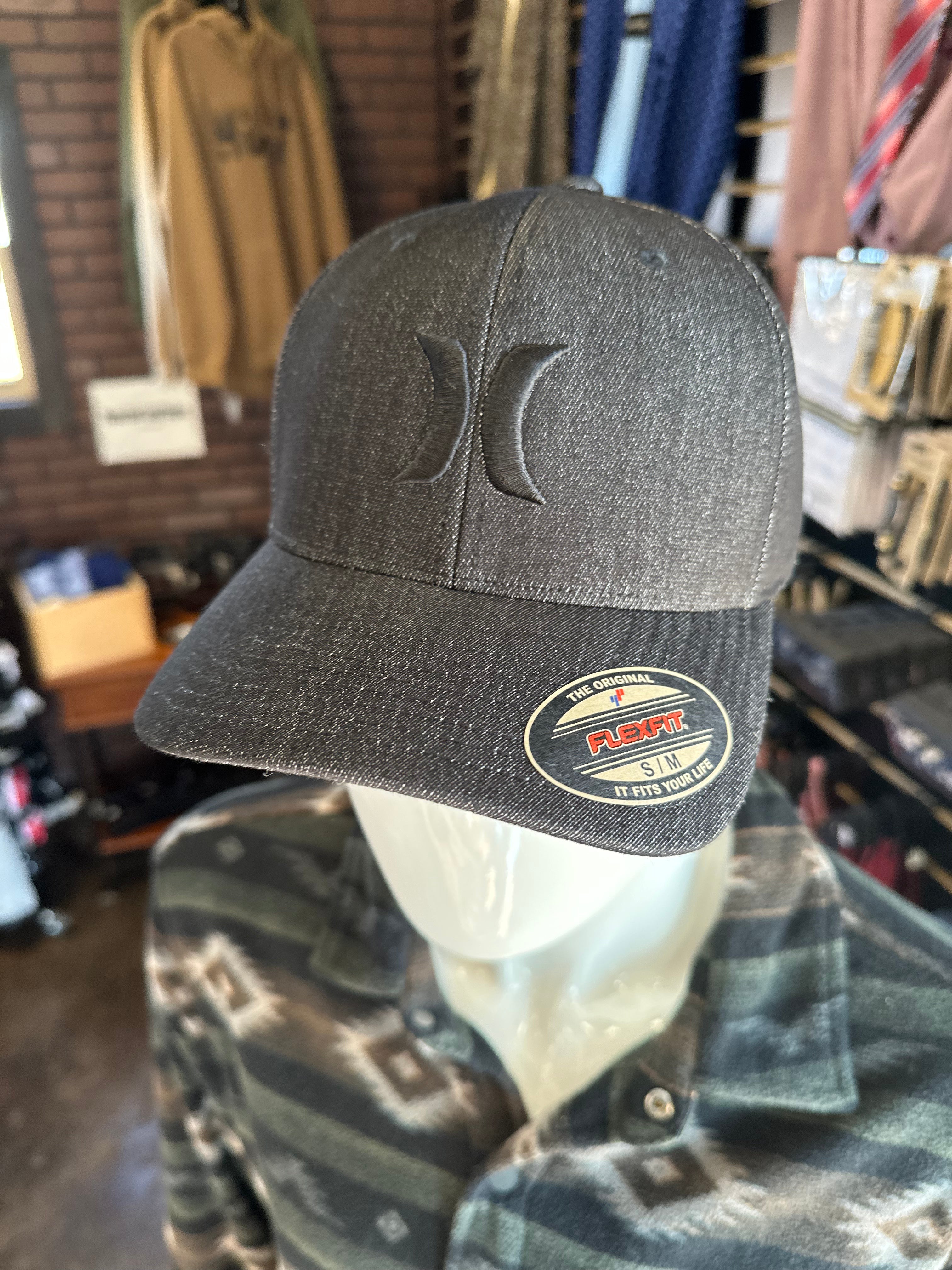 HURLEY Black Textures Hat – 9th Street Clothing Co
