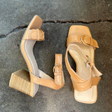 SODA "Treaty" Double Buckle Dress Sandal
