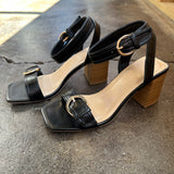 SODA "Treaty" Double Buckle Dress Sandal