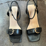 SODA "Treaty" Double Buckle Dress Sandal