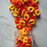 Sanded Gummy Peach Rings (Mountain Man)