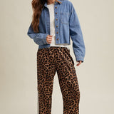 Raw Edge Denim Button Down