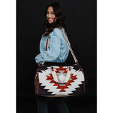 Aztec Print Duffel Bag