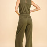 Fit For Fall Sleeveless Jumpsuit