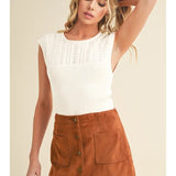 Taria High Neck Sweater Tank