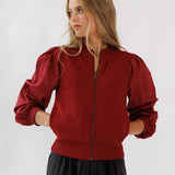 Hybrid Zip-up Bomber Jacket