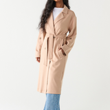 Double Breasted Knit Trench Coat (Dex)