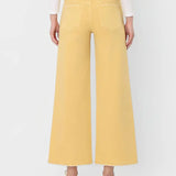 Olivia High Rise Drawstring Crop Jean (Vervet)