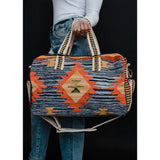 Aztec Print Duffel Bag