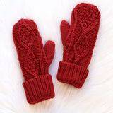 Cable Knit Mittens (Panache)