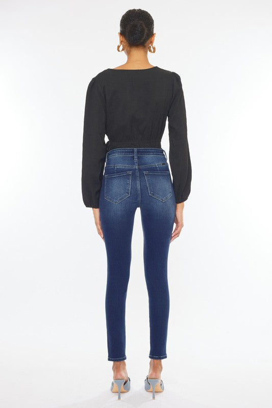 KAN CAN High Rise Super Skinny Jean (Giselle)