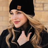 Partial Fleece Lined Slouchy Beanie (Panache)