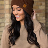 Knit Cuffed Beanie (Panache)