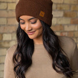 Knit Cuffed Beanie (Panache)