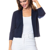 Barely Bolero Open Cardigan