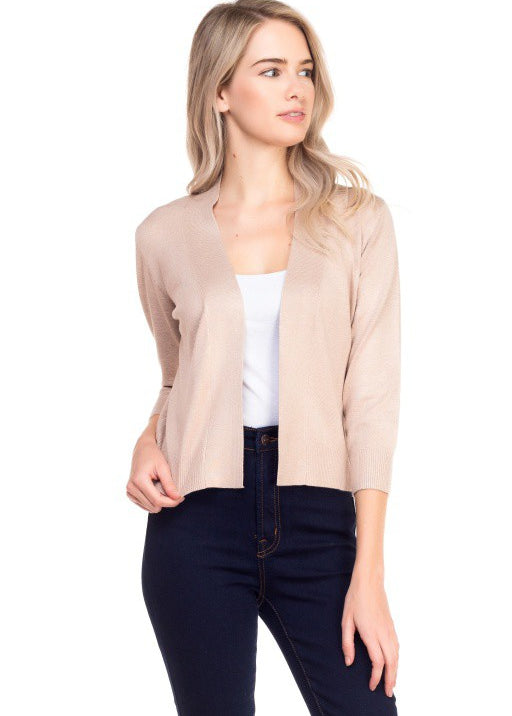 Barely Bolero Open Cardigan