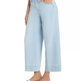 Stride Crop Wide Leg w/ Embroidered Side Seam (Liverpool)