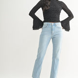 Cut Off Cropped Straight Jean (JBD)