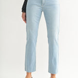 Cut Off Cropped Straight Jean (JBD)