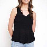 Back Detail Knit Tank