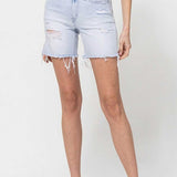 Loretta Vintage Distressed Short (Vervet)