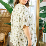 Floral Limono Cardigan (Plus)