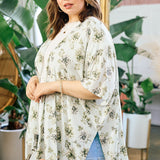 Floral Limono Cardigan (Plus)