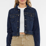 Front Patch Pocket Crop Jacket (Kan Can)