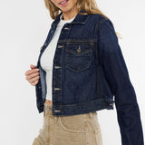 Front Patch Pocket Crop Jacket (Kan Can)