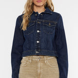 Front Patch Pocket Crop Jacket (Kan Can)