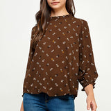 Falling For Floral Blouse