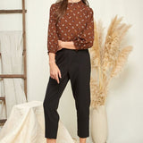 Falling For Floral Blouse
