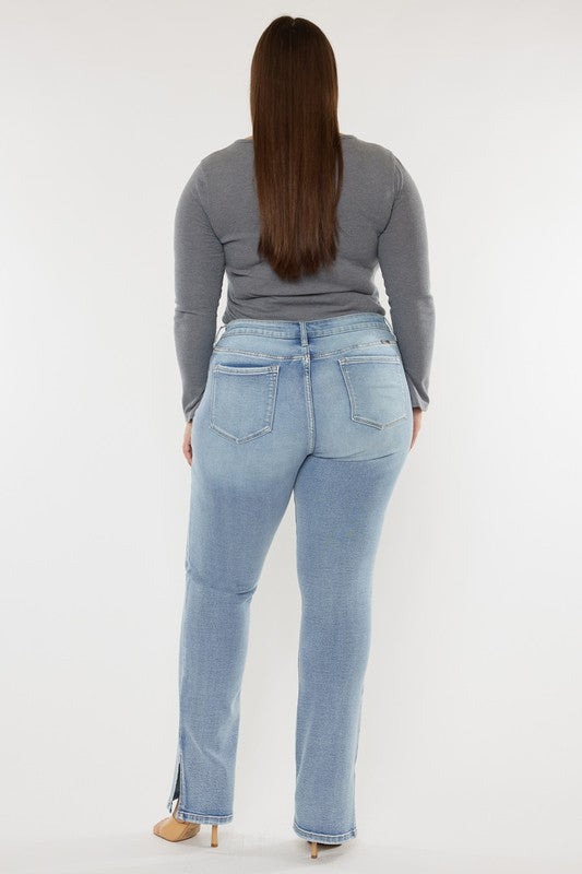 PLUS KAN CAN Mid Rise Y2K Bootcut Jean (Serena)