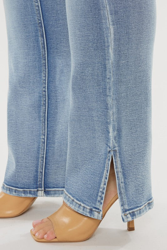 PLUS KAN CAN Mid Rise Y2K Bootcut Jean (Serena)